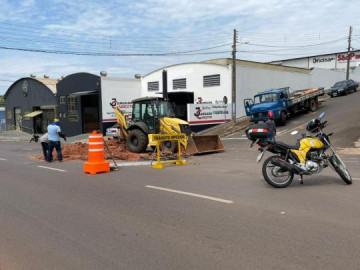 Prefeitura de Osvaldo Cruz interdita trecho da alameda Pedro Ciciliati para obras de galeria