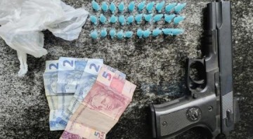 Pol�cia Militar prende homem por tr�fico de entorpecentes em Bastos