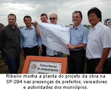 Confirmado para janeiro o in�cio das obras na SP-294
