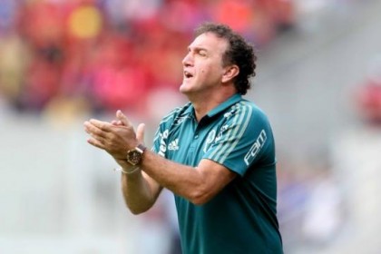 Cuca aprova atuao do Palmeiras contra o Sport (Foto: Aldo Carneiro / Pernambuco Press)