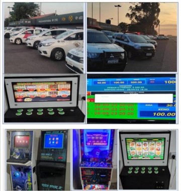 Opera��o contra jogos de azar apreende m�quinas e prende um em Gar�a