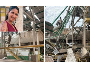 Jovem sofre queimaduras em 90% do corpo ap�s explos�o em silo de cooperativa em C�ndido Mota