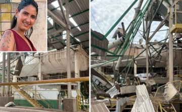 Jovem sofre queimaduras em 90% do corpo ap�s explos�o em silo de cooperativa em C�ndido Mota