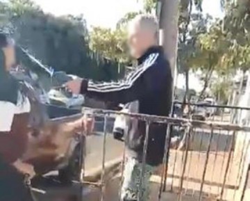 V�DEO: Patr�o joga �cido em faxineira