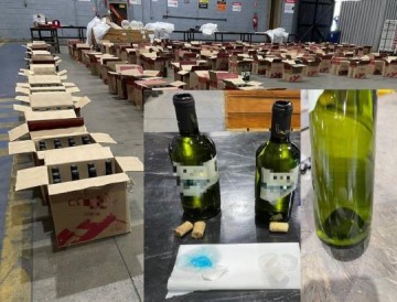 Opera��o da PF investiga exporta��o de coca�na dilu�da em vinhos