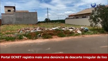 VDEO: Portal Ocnet registra mais uma denncia de descarte irregular de lixo