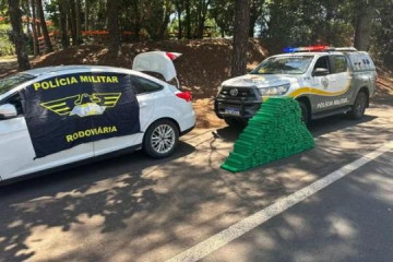 Homem � preso com mais de 260 quilos de maconha na SP-272 em Pirapozinho