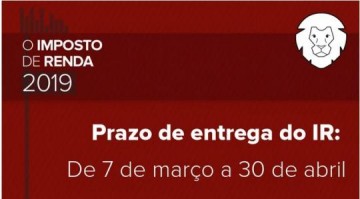 Imposto de Renda 2019: prazo para entregar declara��o come�a nesta quinta