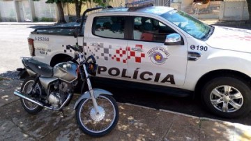 Moto  furtada em Adamantina; veculo foi encontrado abandonado e autor preso em Osvaldo Cruz