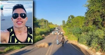 Cavalo solto em vicinal provoca morte de motociclista em Bastos