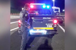 Procurado da Justi�a � preso ap�s acidente e tentativa de fuga na SP-425