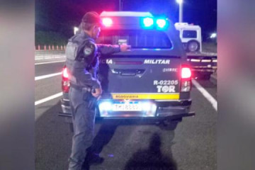 Procurado da Justi�a � preso ap�s acidente e tentativa de fuga na SP-425