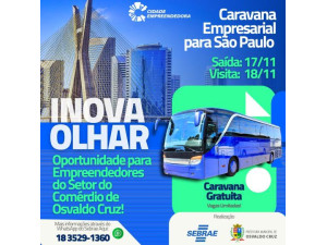 Caravana leva empreendedores de Osvaldo Cruz a S�o Paulo