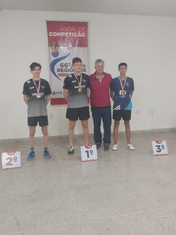 T�nis de Mesa Osvaldo Cruz faz participa��o incr�vel nos Jogos Regionais na cidade de Tup�