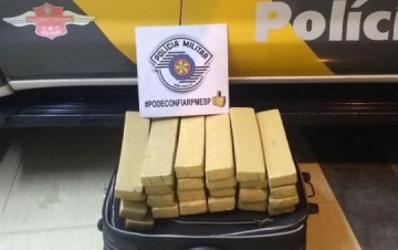 Passageiro � preso por tr�fico com mais de 20 quilos de maconha em �nibus