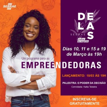 Sebrae promove evento na Semana da Mulher