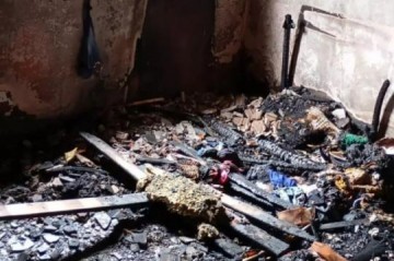 Mulher ateia fogo em sua resid�ncia ap�s briga com companheiro em Andradina