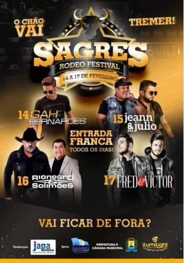 Rio Negro & Solimes: cantores convidam pblico para show em Sagres