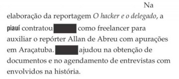 Revista Piau� pagou jornalista investigado na Opera��o Raio-X para auxiliar na mat�ria contra delegado de Ara�atuba
