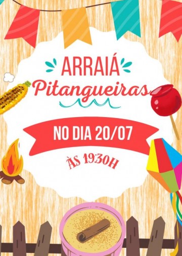Moradores do bairro Pitangueiras realizam arraial na �rea institucional do bairro