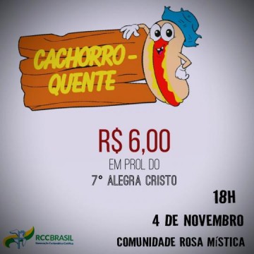 Grupo Ora��o Jovem realiza Festa do Cachorro Quente