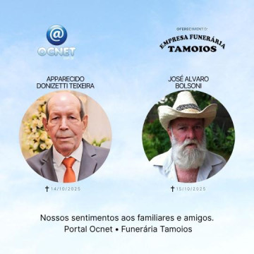 Portal Ocnet informa os falecimentos desta ter�a-feira (14) e quarta-feira (15)