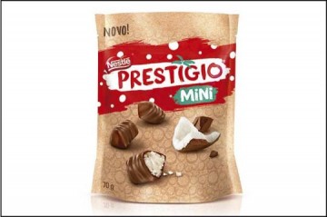 Nestl lana nova embalagem com mini bombons Prestgio