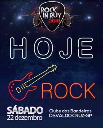 Rock In Ruy agita Osvaldo Cruz hoje