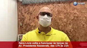 V�DEO: Osvaldo Cruz vai voltar a ter feira livre noturna �s ter�as na Avenida Roosevelt