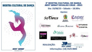 Sest/Senat realiza 2 Mostra Cultural de Dana neste sbado