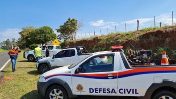 Agentes da Coordenadoria Municipal de Proteo e Defesa Civil de Osvaldo Cruz realizam OPERAO HURACAN II