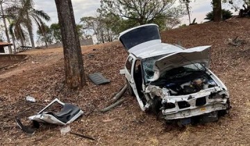 Acidente em estrada vicinal entre Luc�lia e Adamantina deixa m�e e filho feridos