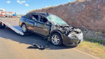 G�meo de 11 anos morre em grave acidente na Rodovia Pl�cido Rocha, em Adamantina