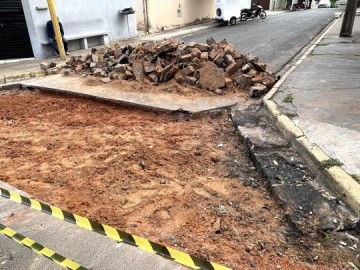 Prefeitura inicia constru��o de sarjet�o no Promorar