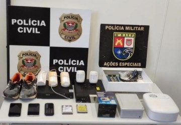 Pol�cia Civil prende 24 homens e tr�s mulheres em opera��o contra grupo suspeito de arrombar cofres em com�rcios e resid�ncias do Oeste Paulista
