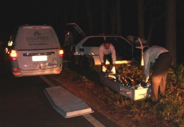 Dois rapazes morrem em acidente na Vicinal de Dracena