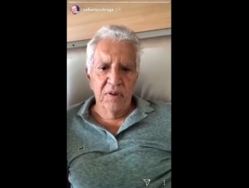 Apresentador Carlos Alberto de N�brega � internado com infec��o ap�s ingerir iogurte vencido