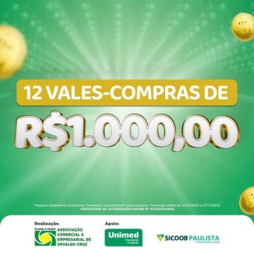 V�DEO: ACEOC faz entrega de pr�mios da etapa de agosto da Campanha Nosso Com�rcio � um Show de Pr�mios