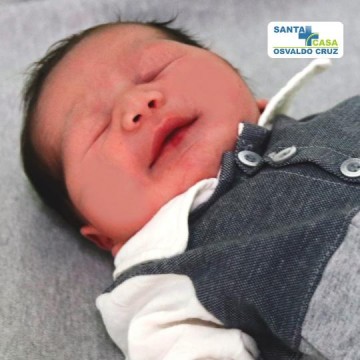 Bernardo  o primeiro beb de 2024 em Osvaldo Cruz