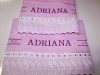Toalha de banho bordada (nomes)