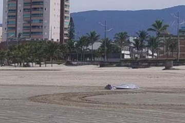 Corpo de jovem encontrado com marcas de mordida humana em praia do litoral de SP � sepultado em Dracena