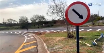 V�DEO: EIXO-SP libera tr�fego no trevo de acesso da rodovia SP-294 � vicinal Osvaldo Cruz/Salmour�o