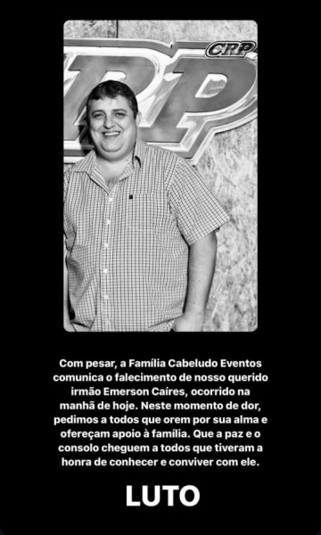 Morre Cabeludo, maior promotor de rodeios da regi�o