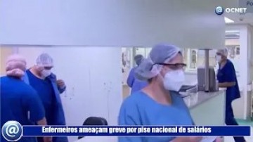 VDEO: Enfermeiros podem entrar em greve em maro por definio do piso nacional
