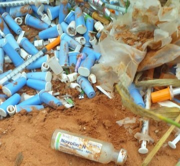 V�DEO: Internauta envia imagens de descarte irregular de lixo, na estrada do antigo IBC em Osvaldo Cruz