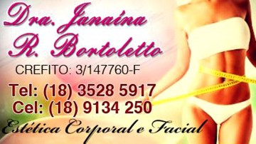 Dra. Janaina Bortoletto: Cadastre-se e concorra a uma Massagem modeladora
