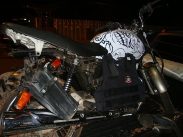 Polcia Civil recupera moto que foi furtada prxima a pizzaria em OC